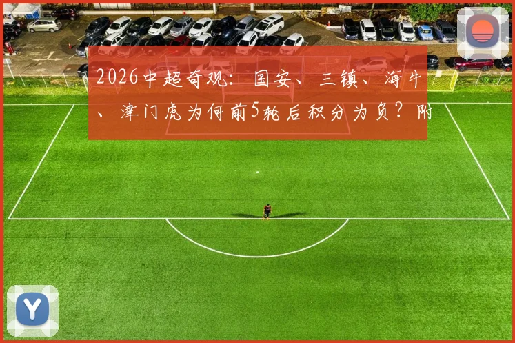 2026中超奇观：国安、三镇、海牛、津门虎为何前5轮后积分为负？附扣分规则与保级形势解读
